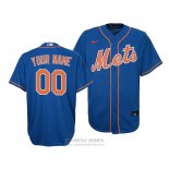 Camiseta Beisbol Nino New York Mets Personalizada Replica Cool Base Azul