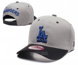 Gorra L.a. Dodgers Gris Negro