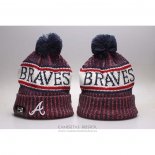 Gorro Beanie Atlanta Braves Rojo Azul