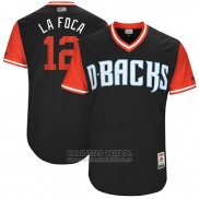 Camiseta Beisbol Hombre Arizona Diamondbacks 2017 Little League World Series 12 Rubby de La Rosa Negro