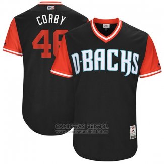 Camiseta Beisbol Hombre Arizona Diamondbacks 2017 Little League World Series 46 Patrick Corbin Negro