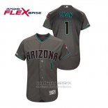 Camiseta Beisbol Hombre Arizona Diamondbacks Jarrod Dyson Autentico Flex Base Gris Verde