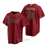Camiseta Beisbol Hombre Arizona Diamondbacks Kole Calhoun Alterno Replica Rojo
