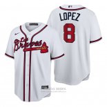 Camiseta Beisbol Hombre Atlanta Braves Javy Lopez Hispanic Heritage Blanco