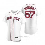 Camiseta Beisbol Hombre Boston Red Sox Eduardo Rodriguez Autentico 2020 Primera Blanco