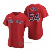 Camiseta Beisbol Hombre Boston Red Sox Martin Perez Autentico Alterno 2020 Rojo