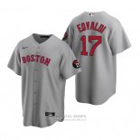 Camiseta Beisbol Hombre Boston Red Sox Nathan Eovaldi Replica Gris
