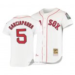 Camiseta Beisbol Hombre Boston Red Sox Nomar Garciaparra Cooperstown Collection Autentico Primera Blanco