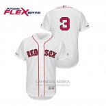Camiseta Beisbol Hombre Boston Red Sox Sandy Leon Flex Base Blanco