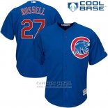 Camiseta Beisbol Hombre Chicago Cubs 27 Addison Russell Autentico Collection Cool Base