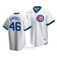 Camiseta Beisbol Hombre Chicago Cubs Craig Kimbrel Cooperstown Collection Primera Blanco