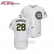 Camiseta Beisbol Hombre Chicago Cubs Kyle Hendricks 2018 Dia de los Caidos Flex Base Blanco