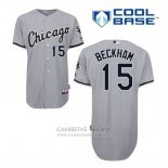 Camiseta Beisbol Hombre Chicago White Sox 15 Gordon Beckham Gris Cool Base