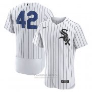 Camiseta Beisbol Hombre Chicago White Sox 2023 Jackie Robinson Day Autentico Blanco