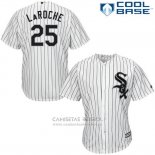 Camiseta Beisbol Hombre Chicago White Sox 25 Adam Laroche Cool Base Blanco