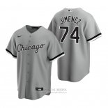 Camiseta Beisbol Hombre Chicago White Sox Eloy Jimenez Replica Gris