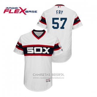 Camiseta Beisbol Hombre Chicago White Sox Jace Fry Flex Base Blanco