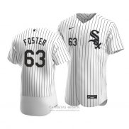 Camiseta Beisbol Hombre Chicago White Sox Matt Foster Autentico Primera Blanco