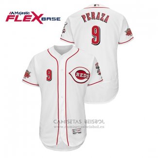 Camiseta Beisbol Hombre Cincinnati Reds Jose Peraza Flex Base Blanco