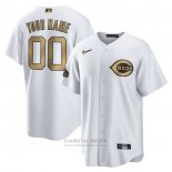 Camiseta Beisbol Hombre Cincinnati Reds Personalizada 2022 All Star Replica Blanco