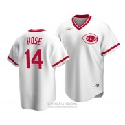 Camiseta Beisbol Hombre Cincinnati Reds Pete Rose Cooperstown Collection Primera Blanco