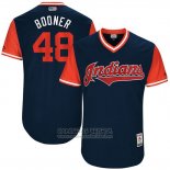 Camiseta Beisbol Hombre Cleveland Indians 2017 Little League World Series Boone Logan Azul