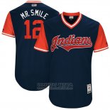 Camiseta Beisbol Hombre Cleveland Indians 2017 Little League World Series Francisco Lindor Azul