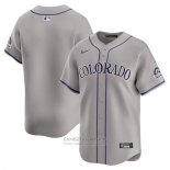 Camiseta Beisbol Hombre Colorado Rockies Road Limited Gris
