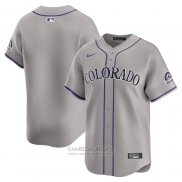 Camiseta Beisbol Hombre Colorado Rockies Road Limited Gris