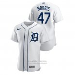 Camiseta Beisbol Hombre Detroit Tigers Jack Morris Authentic Blanco