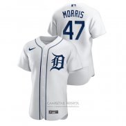 Camiseta Beisbol Hombre Detroit Tigers Jack Morris Authentic Blanco