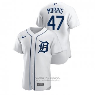 Camiseta Beisbol Hombre Detroit Tigers Jack Morris Authentic Blanco