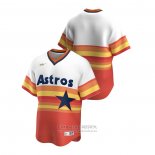 Camiseta Beisbol Hombre Houston Astros Cooperstown Collection Blanco Naranja