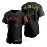 Camiseta Beisbol Hombre Houston Astros Lance Mccullers Negro 2021 Salute To Service