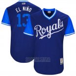Camiseta Beisbol Hombre Kansas City Royals 2017 Little League World Series Salvador Perez Azul