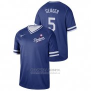 Camiseta Beisbol Hombre Los Angeles Dodgers Corey Seager Cooperstown Collection Legend Azul