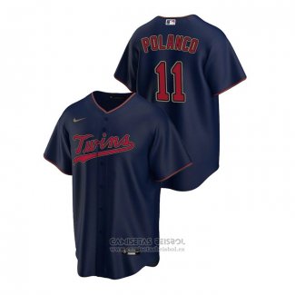 Camiseta Beisbol Hombre Minnesota Twins Jorge Polanco 2020 Replica Alterno Azul