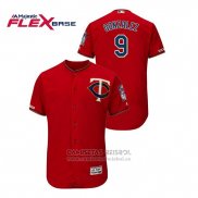 Camiseta Beisbol Hombre Minnesota Twins Marwin Gonzalez 150th Aniversario Patch Autentico Flex Base Rojo