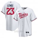 Camiseta Beisbol Hombre Minnesota Twins Royce Lewis Replica Blanco
