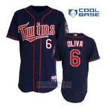 Camiseta Beisbol Hombre Minnesota Twins Tony Oliva 6 Azul Alterno Primera Cool Base