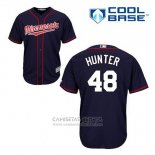 Camiseta Beisbol Hombre Minnesota Twins Torii Hunter 48 Azul Alterno Cool Base