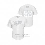 Camiseta Beisbol Hombre Minnesota Twins Zack Littell 2019 Players Weekend Replica Blanco