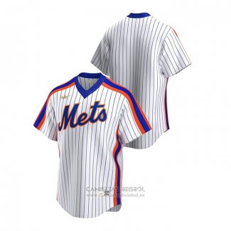 Camiseta Beisbol Hombre New York Mets Cooperstown Collection Blanco