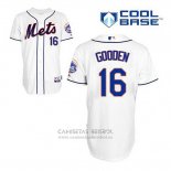 Camiseta Beisbol Hombre New York Mets Dwight Gooden 16 Blanco Alterno Cool Base