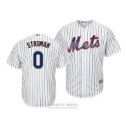 Camiseta Beisbol Hombre New York Mets Marcus Stroman Cool Base Blanco