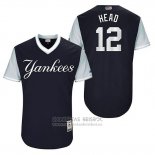 Camiseta Beisbol Hombre New York Yankees 2017 Little League World Series Chase Headley Azul