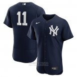 Camiseta Beisbol Hombre New York Yankees Anthony Volpe Alterno Autentico Azul