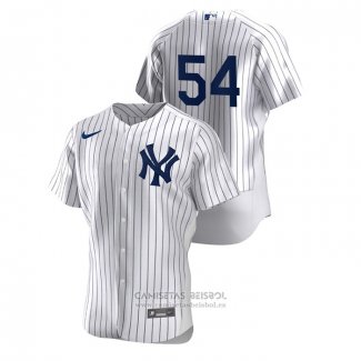 Camiseta Beisbol Hombre New York Yankees Aroldis Chapman Authentic Blanco