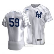 Camiseta Beisbol Hombre New York Yankees Luke Voit Autentico Primera Blanco