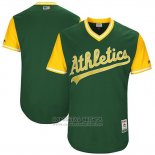 Camiseta Beisbol Hombre Oakland Athletics 2017 Little League World Series Verde